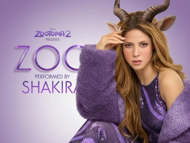 YA ESTÁ DISPONIBLE LA CANCIÓN ORIGINAL ZOO INTERPRETADA POR SHAKIRA PARA ZOOTOPIA 2