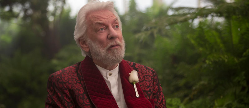 Muere Donald Sutherland, protagonista de “Los Juegos del Hambre”