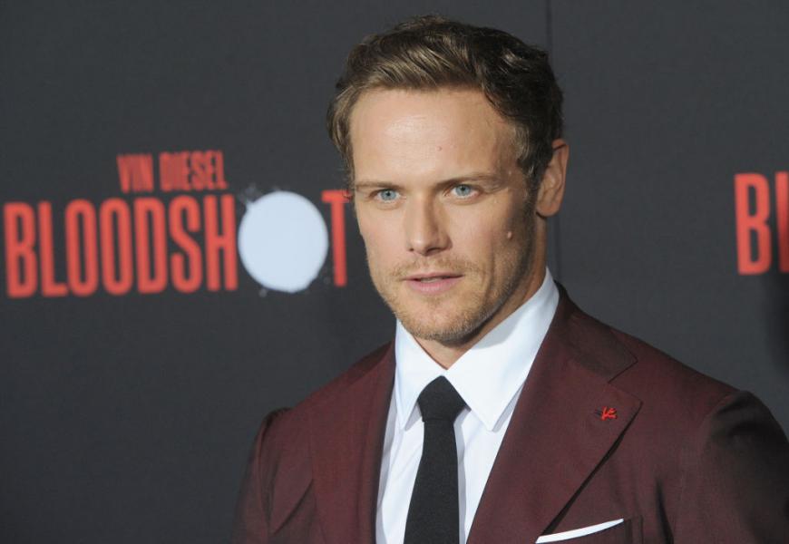 Sam Heughan del eterno enamorado en ‘Outlander’ a una máquina de fuerza biónica para ‘Bloodshot’